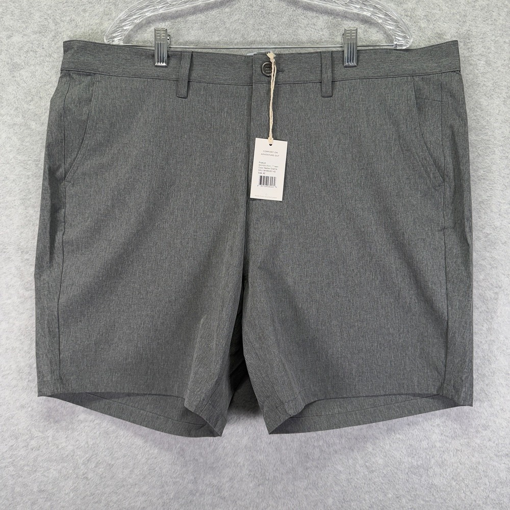 Free Fly Hybrid II Shorts Mens 42 Performance Stretch 7" Inseam Athletic